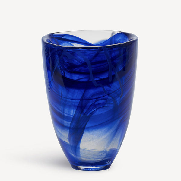 Load image into Gallery viewer, Kosta Boda Contrast Vase Blue/Blue
