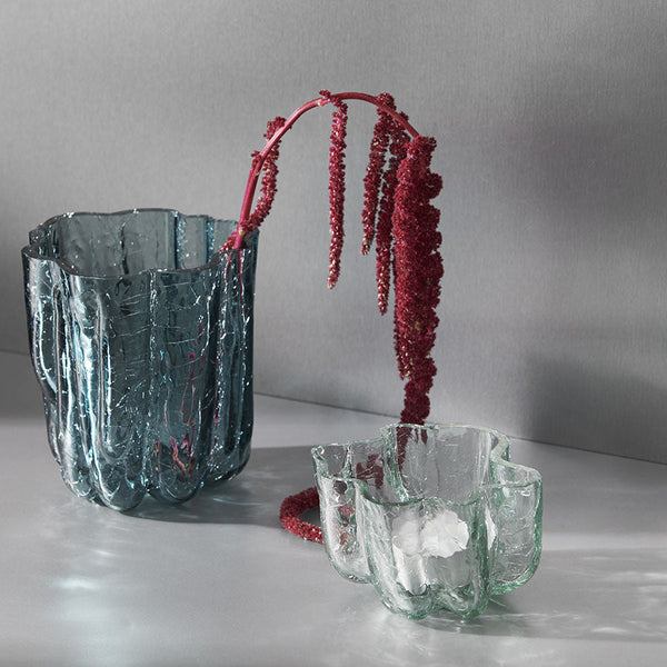Load image into Gallery viewer, Kosta Boda Crackle Vase Circular Small