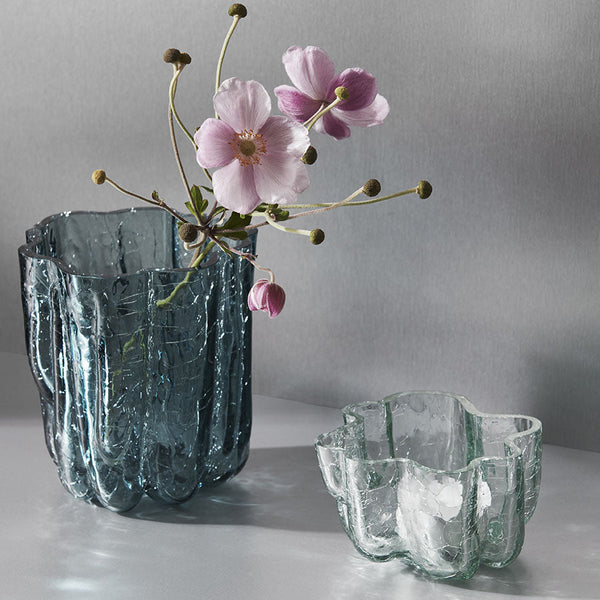 Load image into Gallery viewer, Kosta Boda Crackle Vase Circular Small