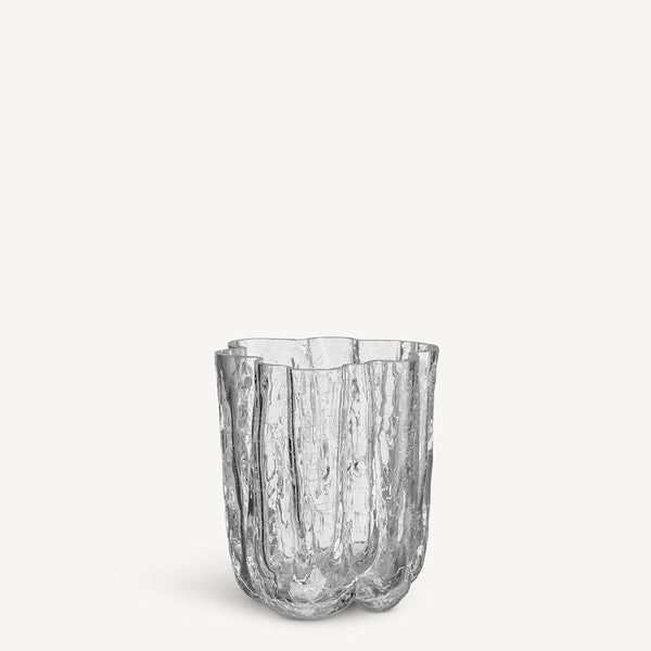 Load image into Gallery viewer, Kosta Boda Crackle Vase Clear Small