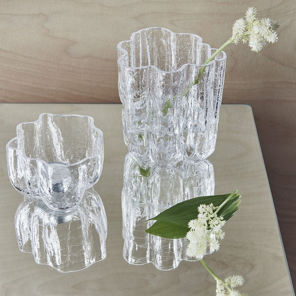 Load image into Gallery viewer, Kosta Boda Crackle Vase Clear Small
