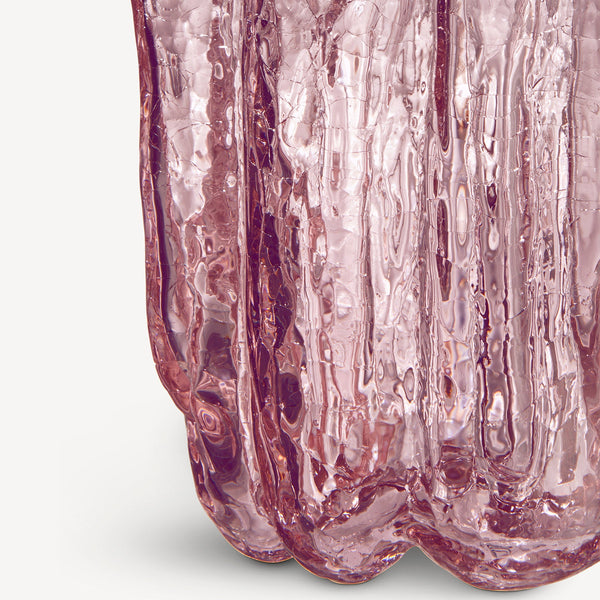 Load image into Gallery viewer, Kosta Boda Crackle Vase Pink Small