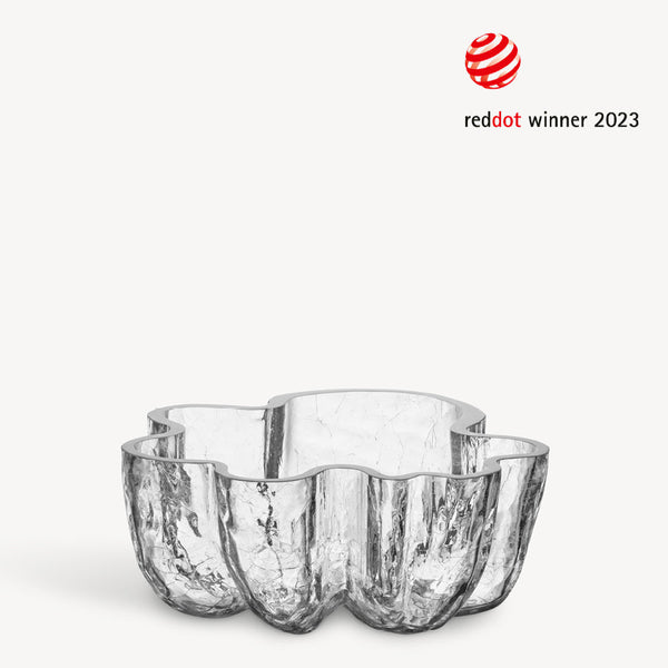 Load image into Gallery viewer, Kosta Boda Crackle Clear Bowl