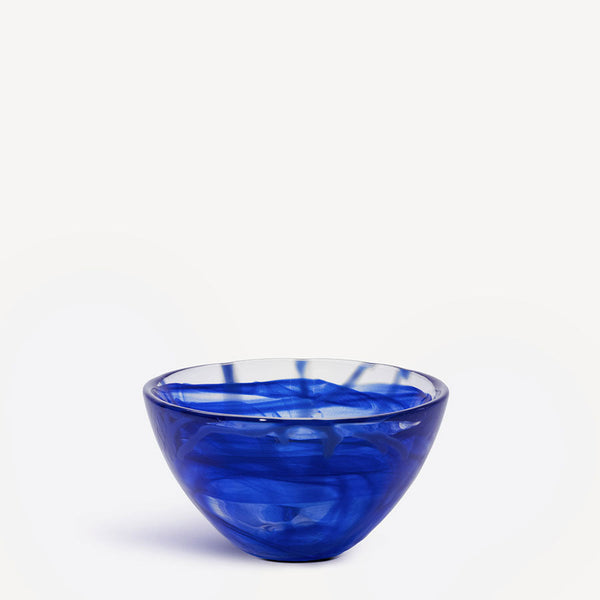 Load image into Gallery viewer, Kosta Boda Contrast Bowl Blue/Blue Small