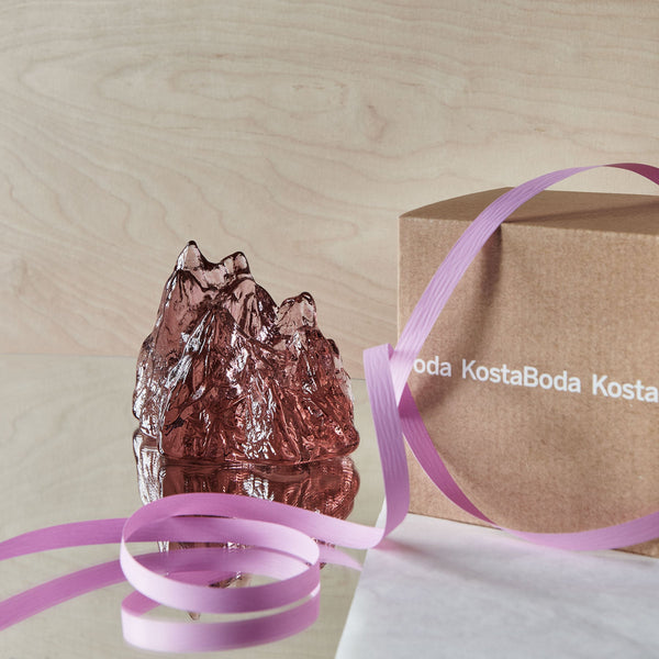 Load image into Gallery viewer, Kosta Boda The Rock Votive Pink