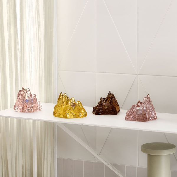 Load image into Gallery viewer, Kosta Boda The Rock Votive Pink