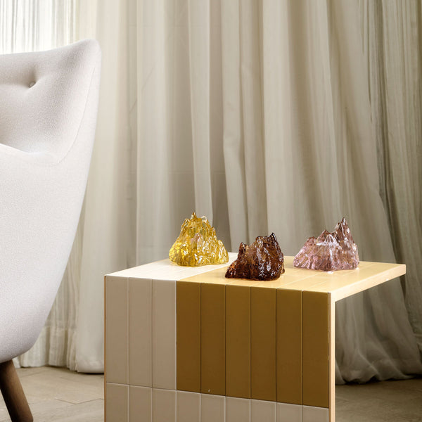 Load image into Gallery viewer, Kosta Boda The Rock Votive Pink