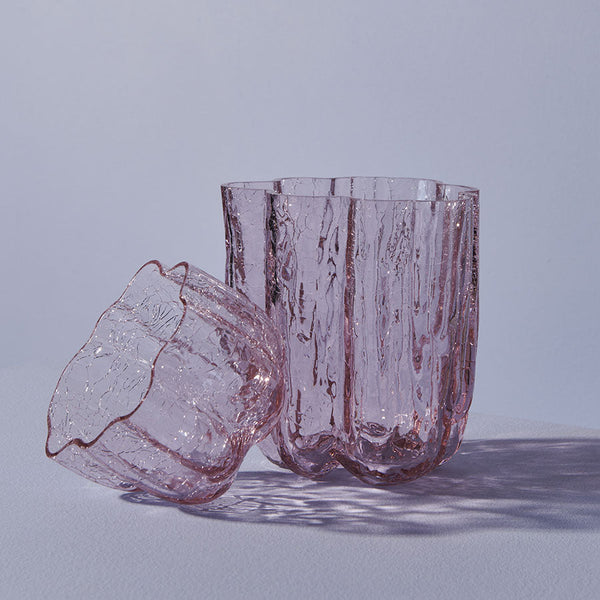 Load image into Gallery viewer, Kosta Boda Crackle Bowl/Votive Pink