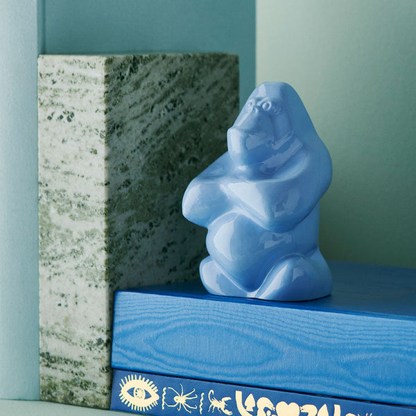 Load image into Gallery viewer, Kosta Boda Gabba Gabba Hey Aloha Blue Small