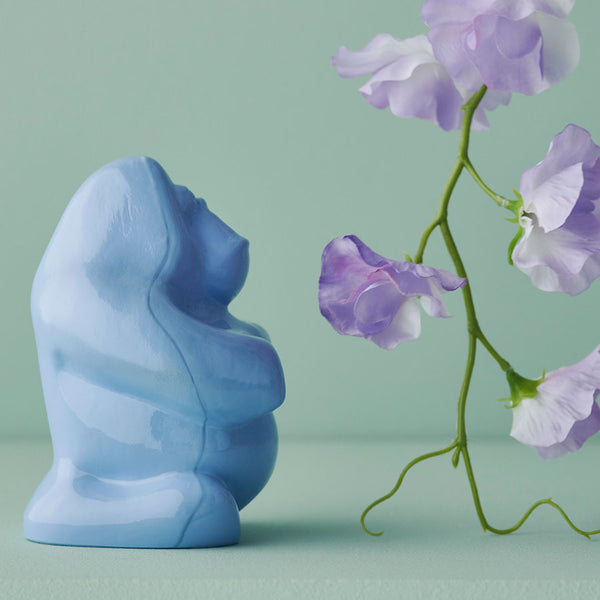 Load image into Gallery viewer, Kosta Boda Gabba Gabba Hey Aloha Blue Small