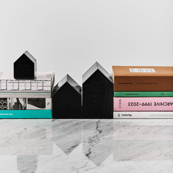 Load image into Gallery viewer, Kosta Boda Kosta House Black Large - Glass Art Sculpture