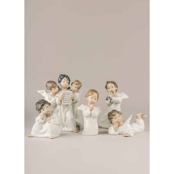 Load image into Gallery viewer, Lladro Angel Laying Down Figurine