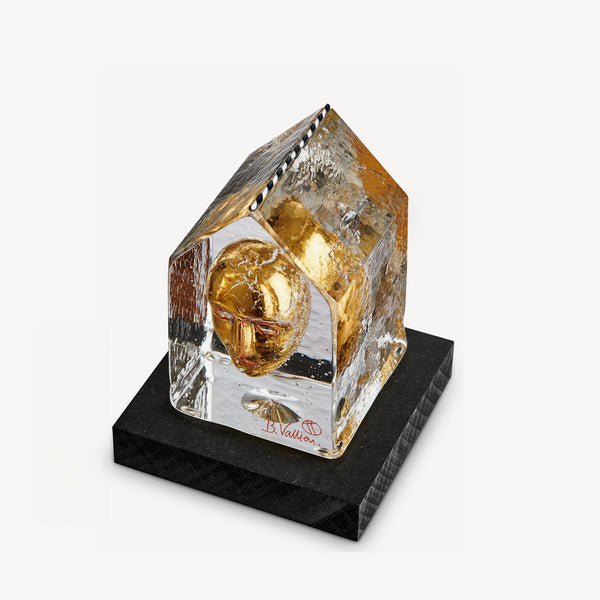 Load image into Gallery viewer, Kosta Boda My Palace Golden Head Clear Gold