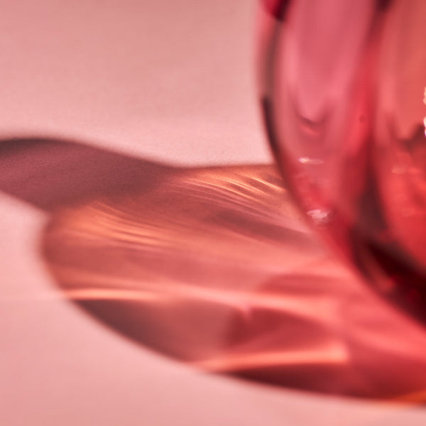 Load image into Gallery viewer, Kosta Boda Iris Vase Pink/Amber