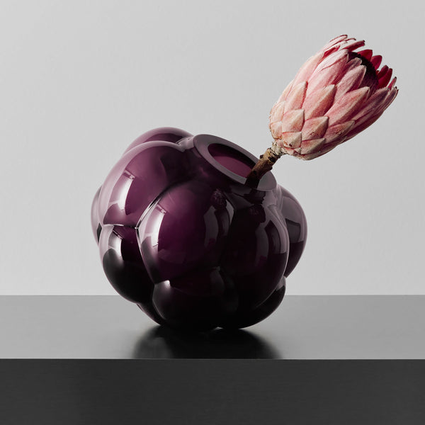 Load image into Gallery viewer, Kosta Boda Berry Tales Plum - Glass Art Sculpture