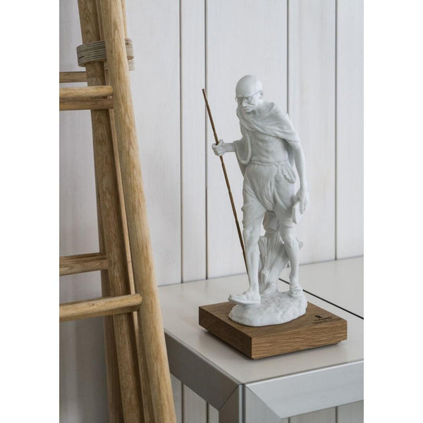Load image into Gallery viewer, Lladro Mahatma Gandhi Figurine - White