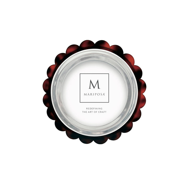 Load image into Gallery viewer, Mariposa Tortoise Scallop Signature Round Frame
