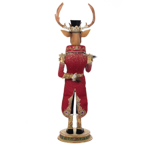 Load image into Gallery viewer, Katherine's Collection Christmas Ball Reindeer Butler 48-Inch
