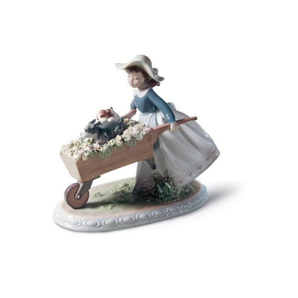 Load image into Gallery viewer, Lladro A Barrow of Fun Girl Figurine