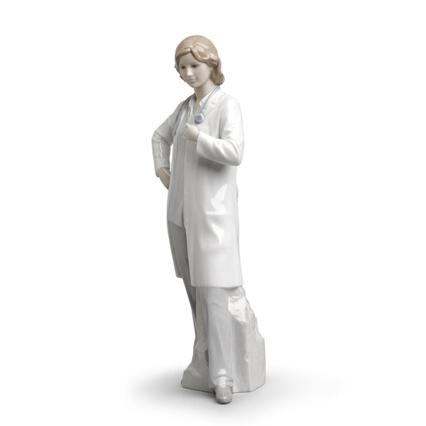 Load image into Gallery viewer, Lladro Female Doctor Figurine