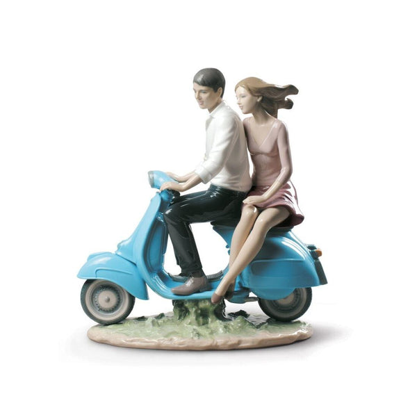 Load image into Gallery viewer, Lladro Riding with You Couple Figurine