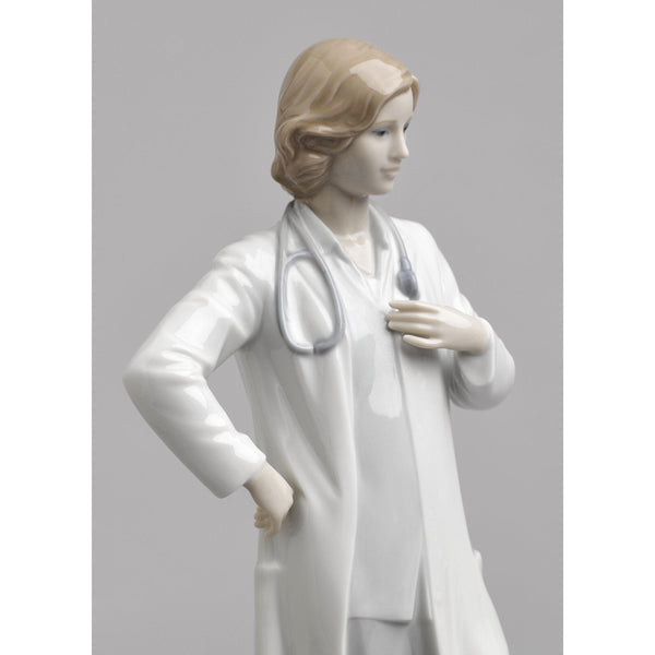 Load image into Gallery viewer, Lladro Female Doctor Figurine