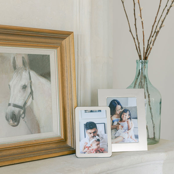Load image into Gallery viewer, Addison Ross Wide Border Silver Plated Picture Frame - 8 x 10 in