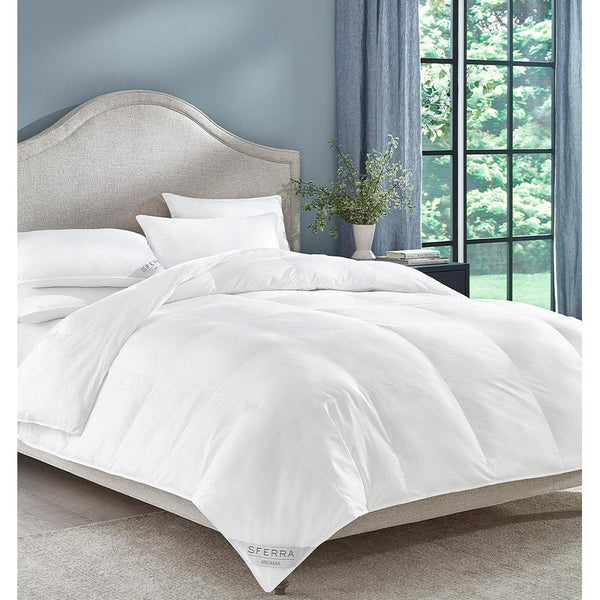 Load image into Gallery viewer, Sferra Arcadia - Medium Weight - White - Duvet