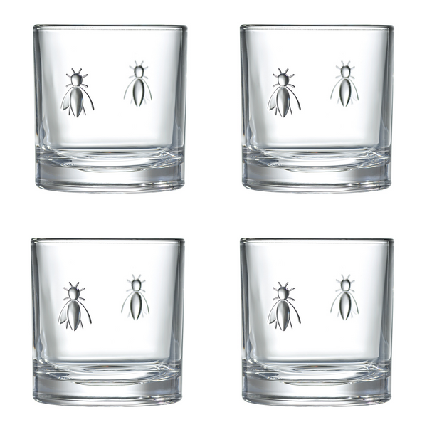Load image into Gallery viewer, La Rochere Bee Whisky Glass Gift Set - Set of 4