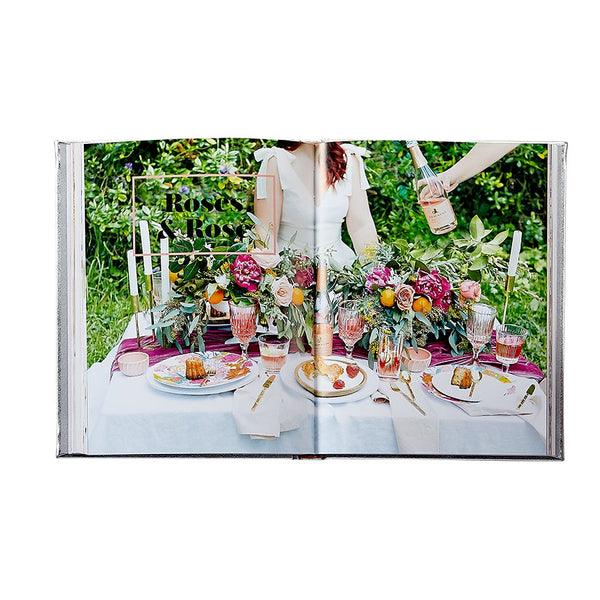 Load image into Gallery viewer, Graphic Image Celebrate Rosé - Leather Book