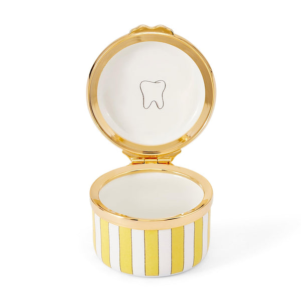 Load image into Gallery viewer, Halcyon Days "Baby's First Tooth" Enamel Box