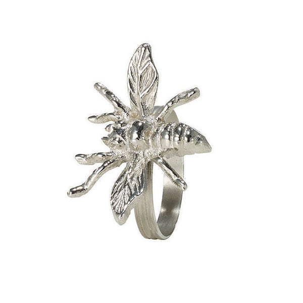 Load image into Gallery viewer, Bodrum Linens Bee - Napkin Rings - Set of 4