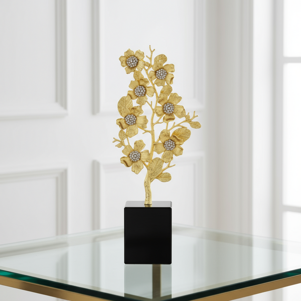 Load image into Gallery viewer, Olivia Riegel Gold Botanica Sculpture