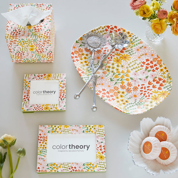 Load image into Gallery viewer, Mariposa Double Sided Botanical and Meadow 4x4 Frame