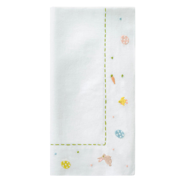 Load image into Gallery viewer, Bodrum Linens Bunny Trail Napkin - Linen Napkins - Set of 4