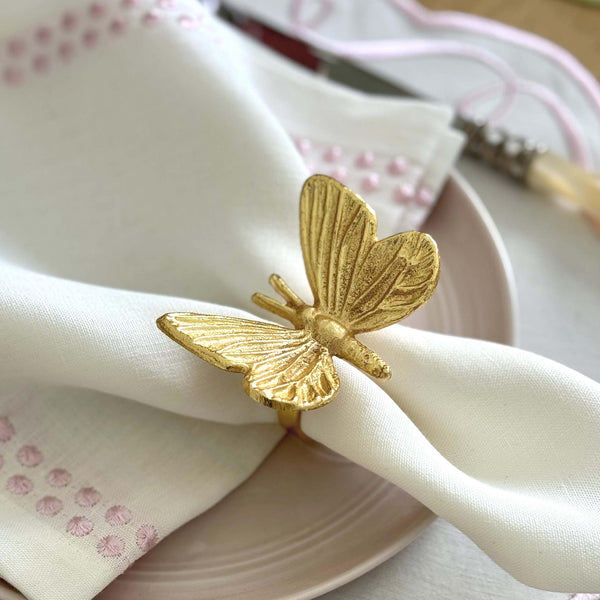 Load image into Gallery viewer, Bodrum Linens Butterfly - Napkin Rings - Set of 4