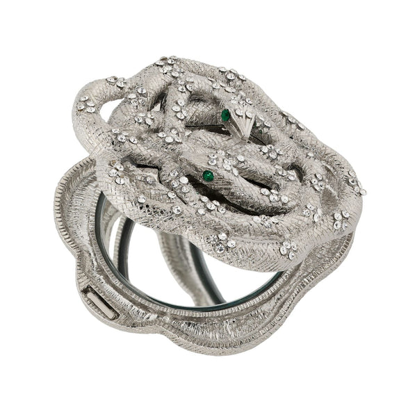 Load image into Gallery viewer, Olivia Riegel Silver Serpentina Compact