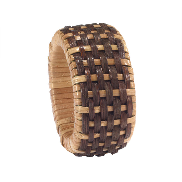 Load image into Gallery viewer, Bodrum Linens Cane Napkin Ring - Napkin Rings - Set of 4