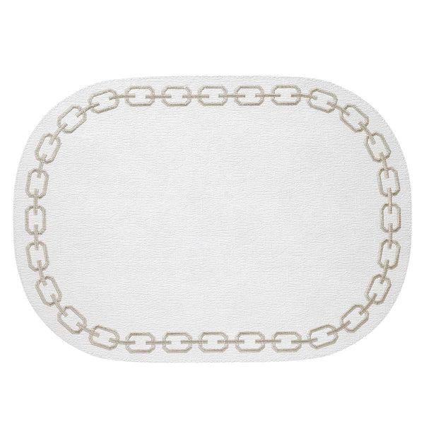 Load image into Gallery viewer, Bodrum Linens Chains - Easy Care Placemats - Set of 4