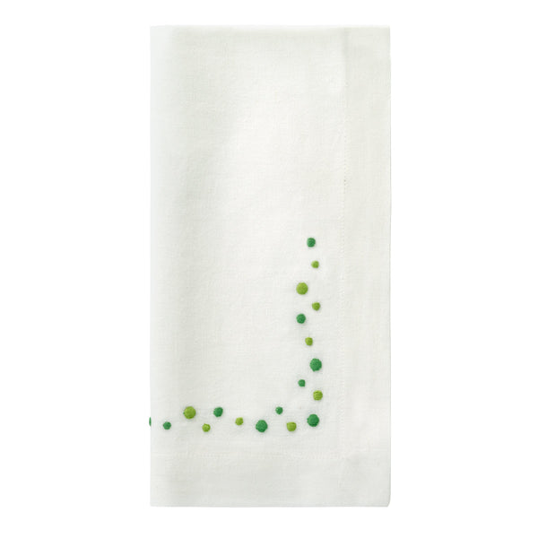 Load image into Gallery viewer, Bodrum Linens Dots Napkin - Linen Napkins - Set of 4