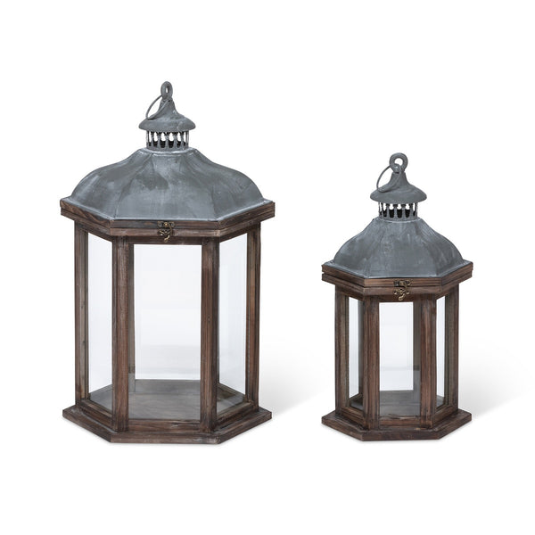 Load image into Gallery viewer, Park Hill Collection Villa Lanterns, Set of 2
