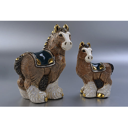 Load image into Gallery viewer, De Rosa Collections Clydesdale Figurine