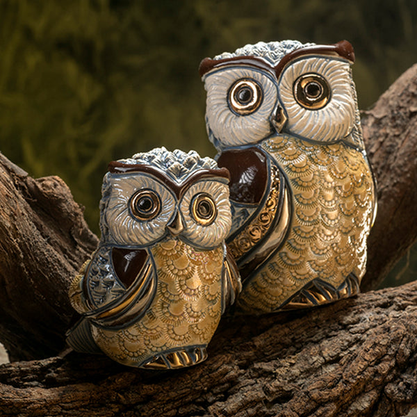 Load image into Gallery viewer, De Rosa Collections Baby Long Eared Owl Figurine