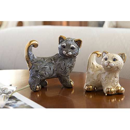 Load image into Gallery viewer, De Rosa Collections Abanico Cat Figurine