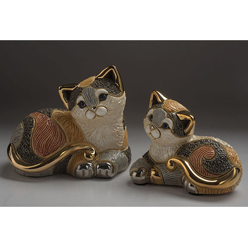 Load image into Gallery viewer, De Rosa Collections Calico Cat Figurine