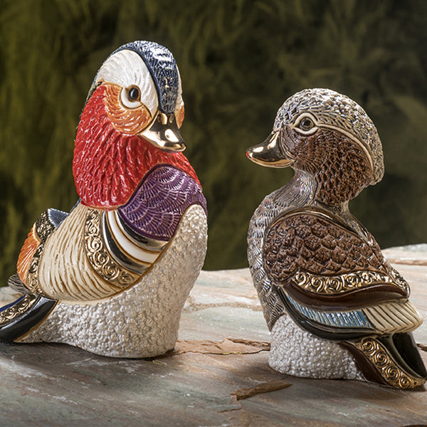 Load image into Gallery viewer, De Rosa Collections Mandarin Duck Figurine