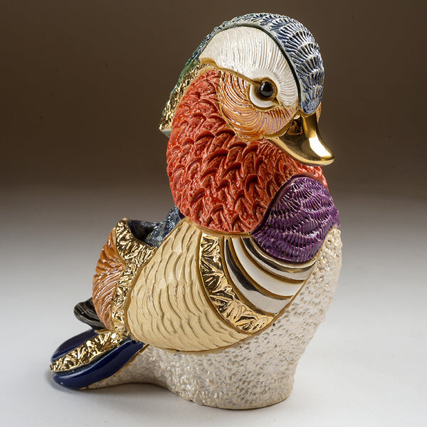 Load image into Gallery viewer, De Rosa Collections Mandarin Duck Figurine