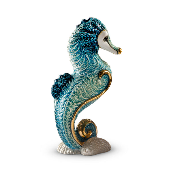 Load image into Gallery viewer, De Rosa Collections Turquoise Seahorse Figurine