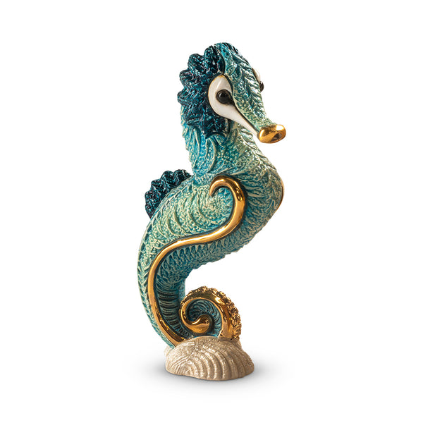 Load image into Gallery viewer, De Rosa Collections Turquoise Seahorse Figurine