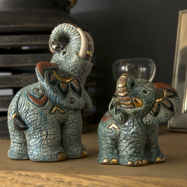 Load image into Gallery viewer, De Rosa Collections Baby Samburu Elephant Figurine